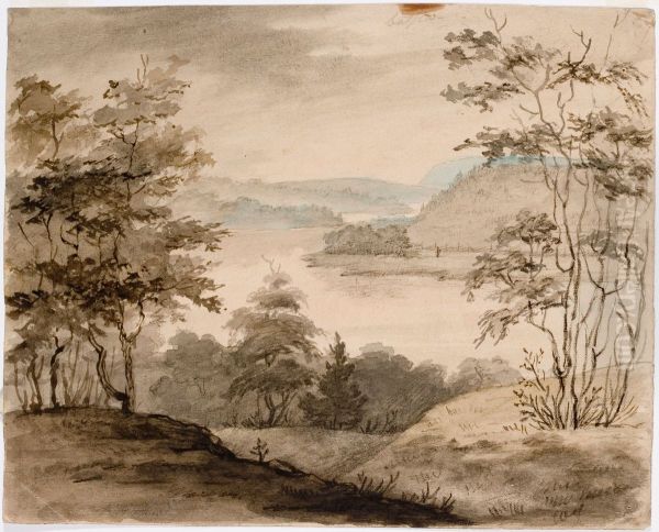 Landscape with Winding River - view 1