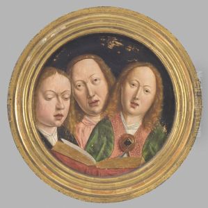 Three Singing Angels by Jan Van Eyck