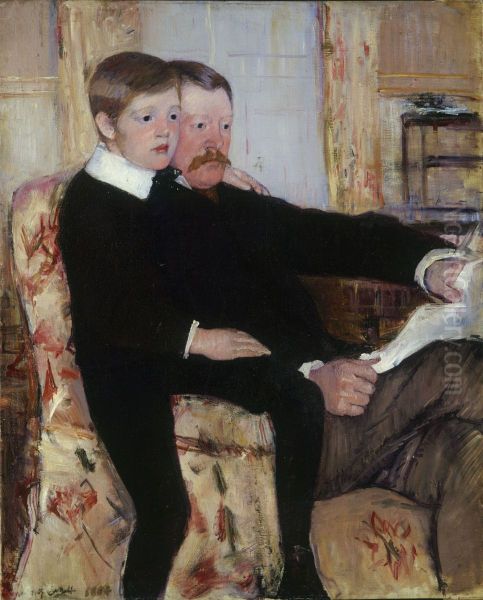 Portrait of Alexander J. Cassatt and His Son, Robert Kelso Cassatt - view 1