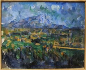 La Montagne Sainte-Victoire vue des Lauves by Paul Cezanne