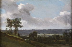 Hilly Landscape by John Constable