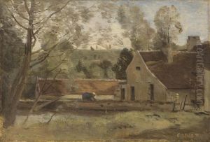 Chateau Thierry by Jean-Baptiste Camille Corot