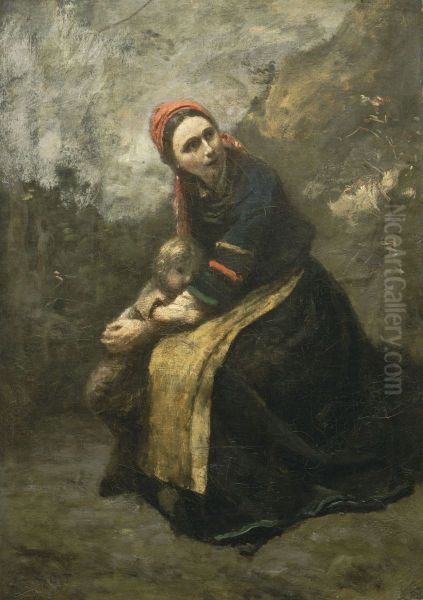 Mother Protecting Her Child - view 1