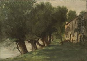 La Charente a Port-Berteau by Gustave Courbet