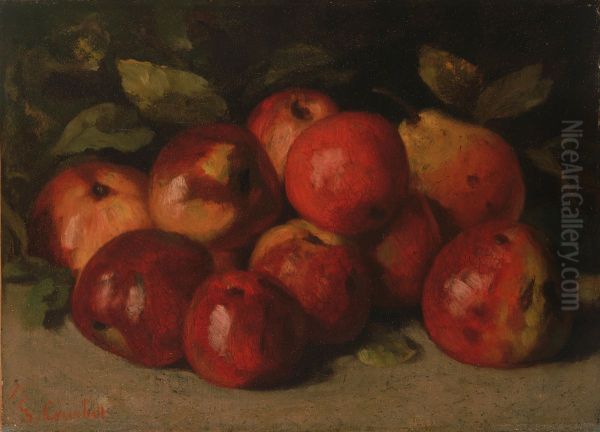 Still Life with Apples and a Pear - view 1