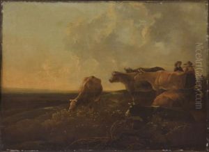 Landscape with cows by Aelbert Cuyp