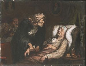 The Imaginary Illness by Honore Daumier