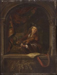 Violinist by Jan Steen