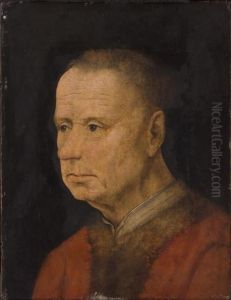 Portrait of a man by Jan Van Eyck