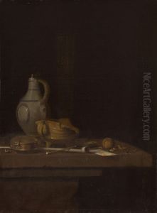 Still Life with a Stoneware Jar and a Brazier Still Life with a Stoneware Jar and a Brazier