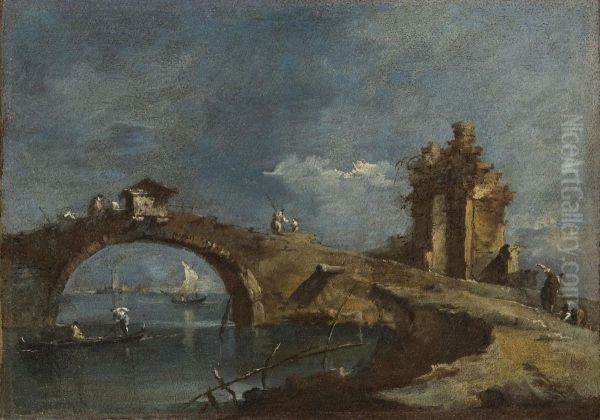 Capriccio with a Bridge - view 1