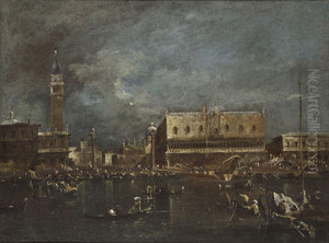 Doge's Palace and Libreria from the Laguna Doge's Palace and Libreria from the Laguna