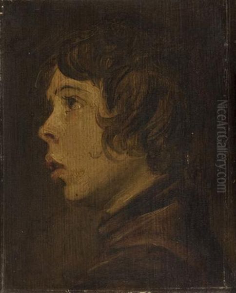 Portrait of a boy, profile to the left - view 1