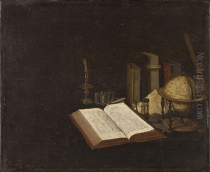 Still Life with Books and a Globe Still Life with Books and a Globe