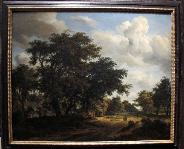 Landscape with a Wooded Road - view 1