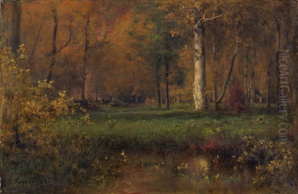 Landscape with Yellow Bush - view 1
