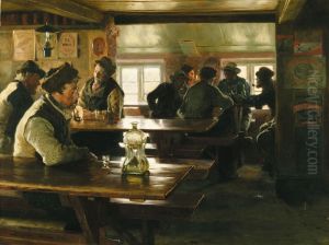In Merchant Winthers Tavern in Skagen by Peder Severin Kroyer