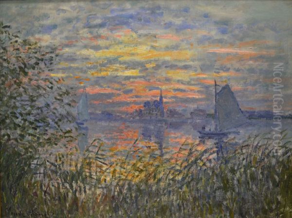 Marine View with a Sunset - view 1