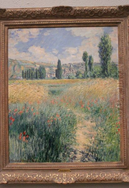 Path on the Island of Saint Martin, Vetheuil - view 1