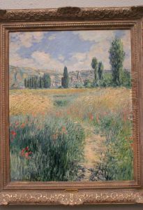 Path on the Island of Saint Martin, Vetheuil by Claude Oscar Monet