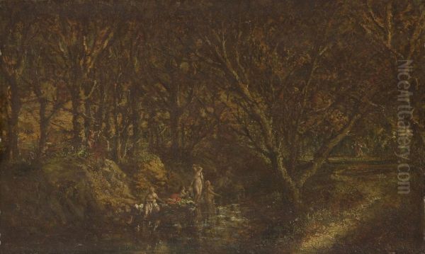 Nymphs Bathing - view 1