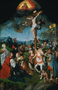 The Crucifixion by Jan Mostaert