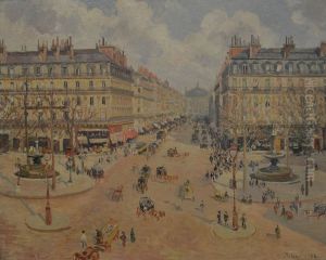 Avenue de l'Opera, le soleil du matin