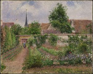 Vegetable Garden, Overcast Morning, Eragny