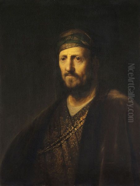 Bust of a Man in Oriental Costume - view 1