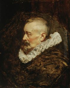 Portrait of a Gentleman (possibly Burgomaster Nicholaes Rockox) by (studio of) Rubens, Peter Paul