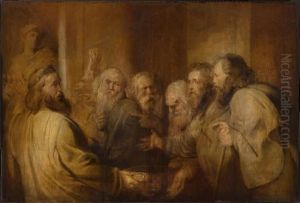 The Seven Sages disputing over the Tripod