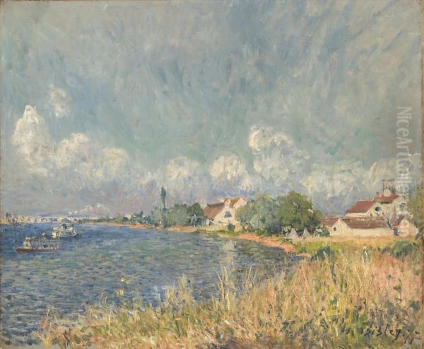 The Seine at Billancourt - view 1