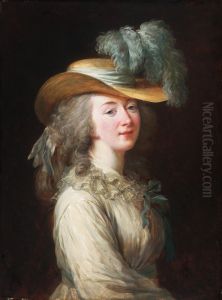 Portrait of Madame Du Barry by Elisabeth Louise Vigee Le Brun