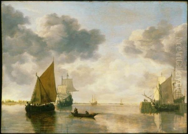 Shipping on calm waters - view 1