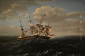 The Wasp and the Frolic by Thomas Birch
