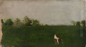 Landscape with a Dog by Thomas Cowperthwait Eakins