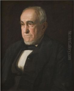 Portrait of Benjamin Eakins by Thomas Cowperthwait Eakins