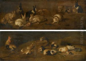 Conigli; E Animali Da Cortile E Porcellini D'india