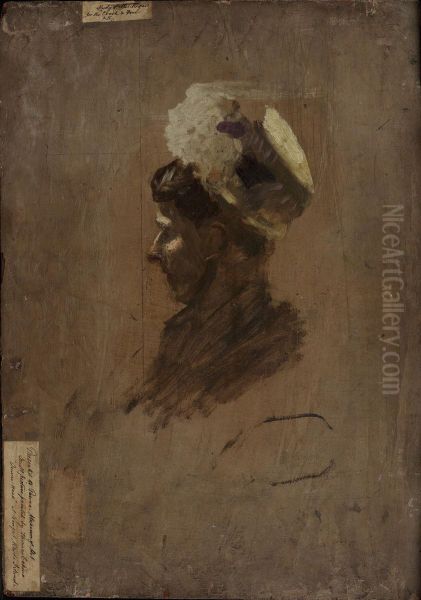 Portrait of Mrs. Fairman Rogers (Study for The Fairman Rogers Four-in-Hand) - view 1
