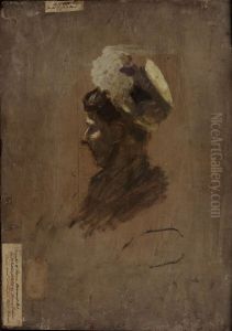 Portrait of Mrs. Fairman Rogers (Study for The Fairman Rogers Four-in-Hand) by Thomas Cowperthwait Eakins