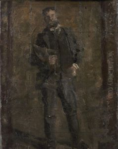 Sketch for Portrait of Leslie W. Miller by Thomas Cowperthwait Eakins