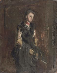 Sketch for Portrait of Letitia Wilson Jordan by Thomas Cowperthwait Eakins