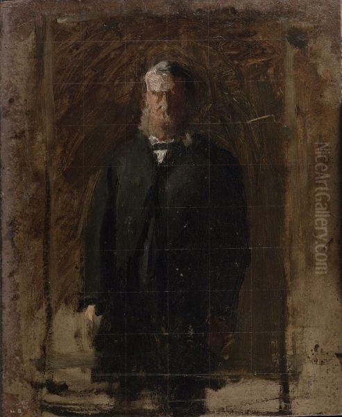 Sketch for Portrait of Professor George F. Barker - view 1