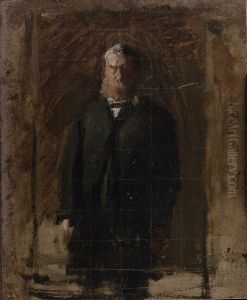 Sketch for Portrait of Professor George F. Barker by Thomas Cowperthwait Eakins