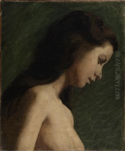 Study of a Young Woman by Thomas Cowperthwait Eakins