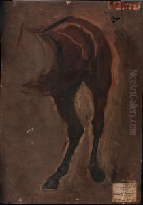 Study of Horse for The Fairman Rogers Four-in-Hand by Thomas Cowperthwait Eakins
