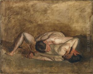 "The Wrestlers" (intermediate sketch)