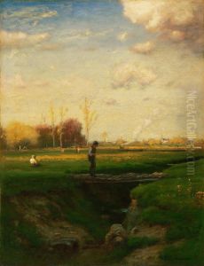 Short Cut, Watchung Station, New Jersey by George Inness