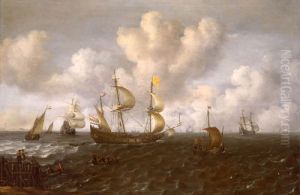 A Dutch Ship Before the Wind by unknown