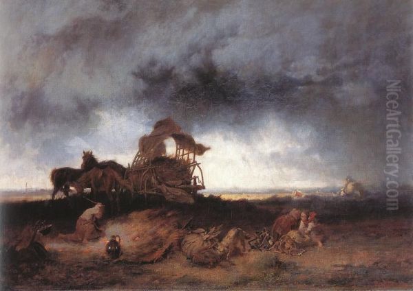 Storm at the Puszta - view 1